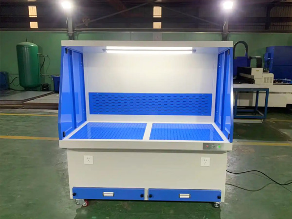 Grinding and Polishing Dust Collection Workbench