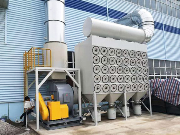 Inclined Cartridge Dust Collector